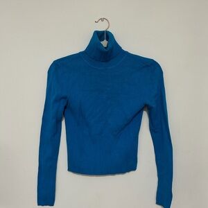Zara Vibrant Blue Knit Top
